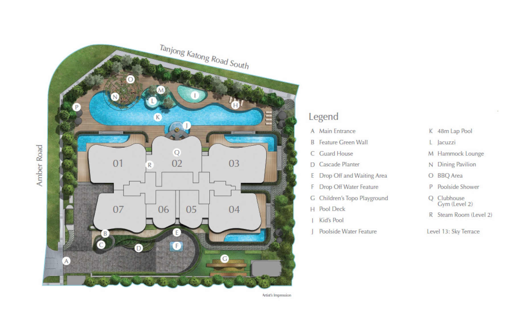 Amber Skye Site Plan